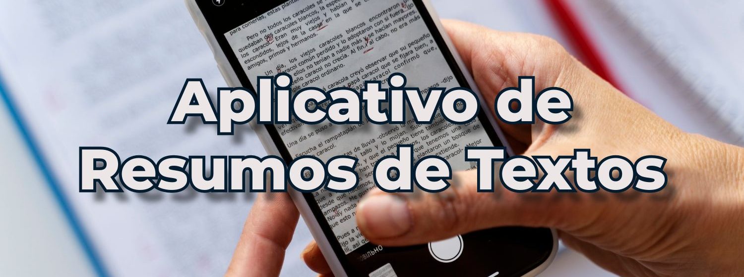 aplicativos de resumo de textos